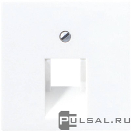 Накладка
A VIVA,  A creation,  A 550,  A flow,  AS 500,  ECO profi и ECO profi Standart,  ECO profi design (ECO Profi Deco),  одинарная,   цвет - белый,  пластмасса,  A569-1PLUAWW,  A 569-1 PL UA WW,  JUNG
 - PULSAL.RU