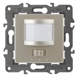 Датчик движения, 200 Вт
Elegance,  двухпроводный,   цвет - шампань,  пластмасса,  Б0034355,  14-4103-04,  ЭРА
 - PULSAL.RU