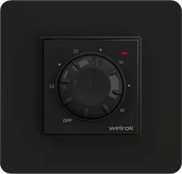 Терморегулятор для теплого пола rtp bk 16 А,  3000 ВА, 10…40  °С
Termo welrok,  поворотный,  датчик t° пола (внешний),  без таймера,   цвет - черный,  пластмасса,  rtp bk,  4660251140557,  Welrok
 - PULSAL.RU