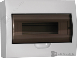 Корпус щита ЩРН-П-12, GENERICA, навесной, IP 41,  модулей - 12, пластмасса,  цвет - белый, MKP12-N-12-41-G, IEK - PULSAL.RU