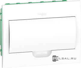 Бокс City9 Box, City9 Box, встраиваемый, IP 40,  модулей - 12, пластмасса,  цвет - белый, EZ9E112P2FRU, Schneider Electric - PULSAL.RU