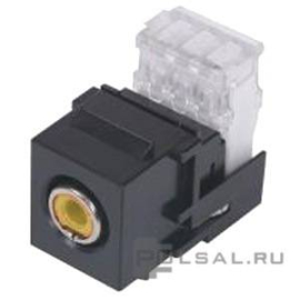 Разъем RCA (тип Keystone/AMP)
Barcelona,  Madrid,  San Sebastian,  Sevilla,  Toledo,  Vintage Wood,  Vintage Corinto,  Vintage Tapestry,  Vintage Porcelain,  Crystal De Luxe,  Siena,  Firenze,  Granada,  Emporio,  Sanremo,  Marco,  Belle Epoque,  San Sebastian Surface,  Roma Surface,  Smalto italiano,   цвет - черный,  пластмасса,  FD-310RSA-YL-M,  FEDE
 - PULSAL.RU