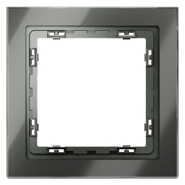 Рамкa
S70,  1 пост,   цвет - титан стекло,  вертикальная,  горизонтальная,  стекло,  VLS110106,  Voltum
 - PULSAL.RU