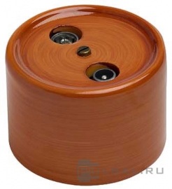 Розетка оконечная
Лизетта Эксклюзив,  телевизионная (TV),  спутниковая (SAT),  радио (R),  двойная,   цвет - императорский бамбук,  фарфор / керамика,  B1-305-IB,  Bironi
 - PULSAL.RU