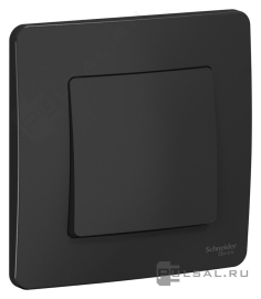 Выключатель 10 А
Blanca,  одноклавишный,  без подсветки,   цвет - антрацит,  пластмасса,  BLNVS010106,  Schneider Electric
 - PULSAL.RU