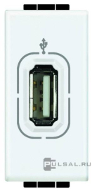 Розетка USB
LivingLight,  LivingLight AIR,  USB данные,  одинарная,   цвет - белый,  пластмасса,  N4285,  BTicino
 - PULSAL.RU Розетка USB
LivingLight,  LivingLight AIR,  USB данные,  одинарная,   цвет - белый,  пластмасса,  N4285,  BTicino
 - PULSAL.RU