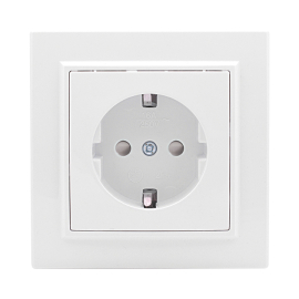 Розетка
Минск,  со шторками,  с заземлением,  одинарная,  безвинтовые клеммы,   цвет - белый,  пластмасса,  ERR16-028-100,  EKF
 - PULSAL.RU