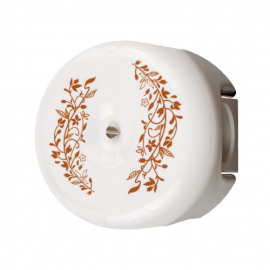 Распределительная коробка диам.78 мм (4 кабельных ввода в компл.)
Лизетта Декор,  для полых стен и гипрока,  для сплошных стен,   цвет - белый - декор d206/2,  B1-521-01-D206/2-K,  Bironi
 - PULSAL.RU