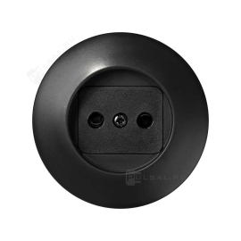 Накладка
Simon 88,  со шторками,  без заземления,  одинарная,  винтовые клеммы,   цвет - графит,  пластмасса,  88040-68,  Simon
 - PULSAL.RU