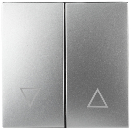 Клавиша для механизма жалюзи
Elegance,  Эра 12,  без подсветки,   цвет - алюминий,  пластмасса,  Б0047852,  12-6203-03,  ЭРА
 - PULSAL.RU