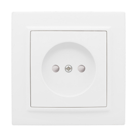 Розетка
Минск,  без шторок,  без заземления,  одинарная,  безвинтовые клеммы,   цвет - белый,  пластмасса,  ERR10-022-100,  EKF
 - PULSAL.RU