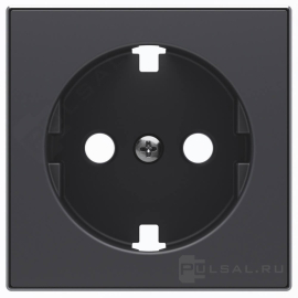 Накладка розетки с плоской поверхностью
SKY,  со шторками,  с заземлением,  одинарная,  винтовые клеммы,   цвет - черный бархат,  пластмасса,  8588.9 NS,  2CLA858890A1501,  ABB
 - PULSAL.RU
