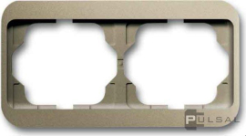 Рамка
Alpha nea,  2 поста,   цвет - палладиевый,  горизонтальная,  металл,  1722-260,  1754-0-4401,  ABB
 - PULSAL.RU