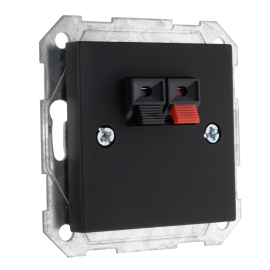 Розетка акустическая
Epsilon,  Retro Liregus,  1 пара,   цвет - черный матовый,  пластмасса,  IGL-2-01.R/SWM,  LIREGUS
 - PULSAL.RU