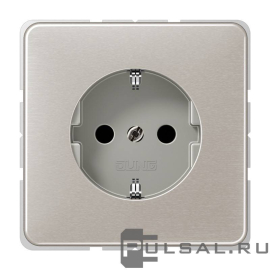 Розетка
CD 500,  без шторок,  с заземлением,  одинарная,  безвинтовые клеммы,   цвет - платиновый,  металл,  CD1520PT,  CD 1520 PT,  JUNG
 - PULSAL.RU