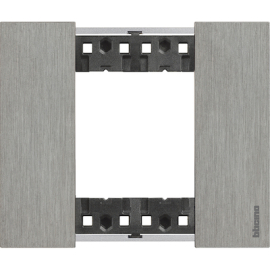 Рамкa
Living Now,  1 пост,   цвет - стальной,  горизонтальная,  металл,  KA4802ZG,  BTicino
 - PULSAL.RU