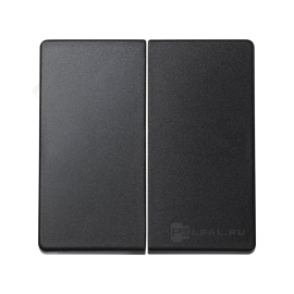 Клавиши
Simon 73 Loft,  двухклавишный,  без подсветки,   цвет - графит,  пластмасса,  73026-62,  Simon
 - PULSAL.RU