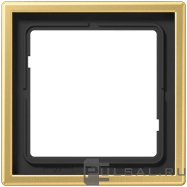 Рамка
LS 990,  LS 1912,  1 пост,   цвет - латунь классическая,  вертикальная,  горизонтальная,  металл,  ME2981C,  ME 2981 C,  JUNG
 - PULSAL.RU