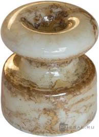 Изолятор для наружного монтажа витого провода (упаковка 50 шт)
Лизетта,  Лизетта Декор,  Лизетта Эксклюзив,  Фаберже,   цвет - мрамор,  фарфор / керамика,  R-IZ-090-50,  R-IZ-090,  Bironi
 - PULSAL.RU