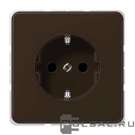 Розетка
CD 500,  без шторок,  с заземлением,  одинарная,  безвинтовые клеммы,   цвет - коричневый,  пластмасса,  CD1520BR,  CD 1520 BR,  JUNG
 - PULSAL.RU