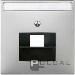 Накладка с полем для надписи (наклонный ввод)
Artec,  одинарная,   цвет - стальной,  металл,  MTN291846,  MEG291846,  Merten
 - PULSAL.RU