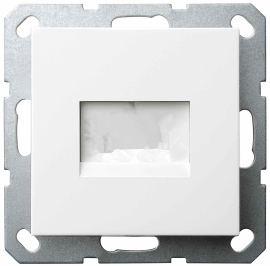 Накладка с суппортом 
R1,  R2,  R3,  двойная,   цвет - белый глянцевый,  пластмасса,  86106WE,  Wedder
 - PULSAL.RU