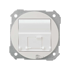 Розетка наклонная RJ45
Simon 88,  одинарная,   цвет - белый глянец,  пластмасса,  88081-30,  Simon
 - PULSAL.RU