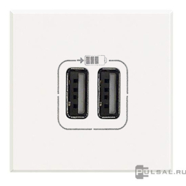 Розетка USB, 1.5А
Axolute,  Axolute AIR,  USB type-A 5V,  двойная,   цвет - белый,  пластмасса,  HD4285C2,  BTicino
 - PULSAL.RU Розетка USB, 1.5А
Axolute,  Axolute AIR,  USB type-A 5V,  двойная,   цвет - белый,  пластмасса,  HD4285C2,  BTicino
 - PULSAL.RU