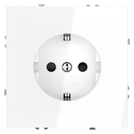 Розетка
S70,  со шторками,  с заземлением,  одинарная,  безвинтовые клеммы,   цвет - белый глянцевый,  пластмасса,  VLS040201,  Voltum
 - PULSAL.RU