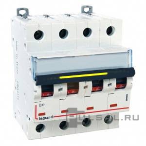 Автоматический выключатель DX³, 4 полюса, 50А, C, 16 кА, 409341, Legrand - PULSAL.RU Автоматический выключатель DX³, 4 полюса, 50А, C, 16 кА, 409341, Legrand - PULSAL.RU