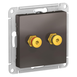 Розетка акустическая
Atlas Design Antique,  AtlasDesign Air,  Atlas Design,  1 пара,   цвет - мокко,  пластмасса,  ATN000687,  Schneider Electric
 - PULSAL.RU