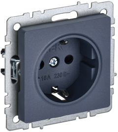 Розетка
BRITE,  без шторок,  с заземлением,  одинарная,  винтовые клеммы,   цвет - маренго,  пластмасса,  BR-R11-16-K35,  IEK
 - PULSAL.RU