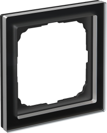 Рамка Pure
ArtGallery Pure,  1 пост,   цвет - черное стекло,  вертикальная,  горизонтальная,  стекло акриловое,  GAL321001,  Systeme Electric
 - PULSAL.RU