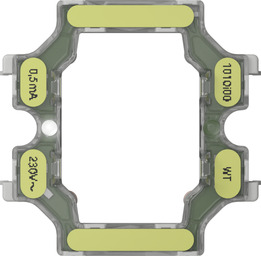 Светодиодный элемент подсветки 220В, T1, 0,5 мА
Studio,  Standard 55,  E2,  E3,  Event,  Esprit,  F100,   цвет - белый,  3791010,  3791 010,  Gira
 - PULSAL.RU