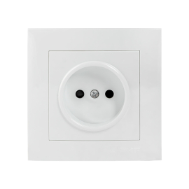 Розетка
Валенсия,  со шторками,  без заземления,  одинарная,  винтовые клеммы,   цвет - белый,  пластмасса,  EWR10-022-10,  EKF
 - PULSAL.RU