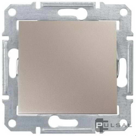 Переключатель
Sedna,  одноклавишный,  без подсветки,   цвет - титан,  пластмасса,  SDN0400168,  Schneider Electric
 - PULSAL.RU