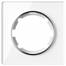 Рамка
Garda,  1 пост,   цвет - белое стекло,  вертикальная,  горизонтальная,  стекло,  2E52101300,  2234924,  OneKeyElectro
 - PULSAL.RU