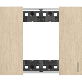 Рамкa
Living Now,  1 пост,   цвет - золотой,  горизонтальная,  металл,  KA4802ZW,  BTicino
 - PULSAL.RU