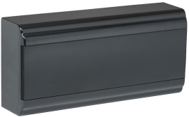 Корпус щита ЩРН-П-18, PRIME, навесной, IP 41,  модулей - 18, пластмасса,  цвет - черный, MKP13-N-01-18-41-K02, IEK - PULSAL.RU