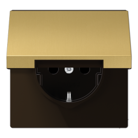 Розетка
LS 990,  LS 1912,  LS-design,  FD-design,  со шторками,  с крышкой,  с заземлением,  одинарная,  безвинтовые клеммы,   цвет - латунь классическая,  металл,  ME1520KIKLC,  ME 1520 KIKL C,  JUNG
 - PULSAL.RU