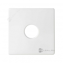 Накладка
Simon 82 Detail,  Simon 82 Nature,  Simon 82,  одинарная,   цвет - белый глянец,  пластмасса,  82057-30,  Simon
 - PULSAL.RU