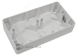 Коробка для накладного монтажа
W59,   цвет - белый,  пластмасса,  KP-251-18,  Schneider Electric
 - PULSAL.RU