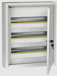 Щит TITAN 3 ЩРн-54з-1, TITAN 3, навесной, IP 31,  модулей - 54, металл,  цвет - серый, MKM14-N-54-31-Z, IEK - PULSAL.RU