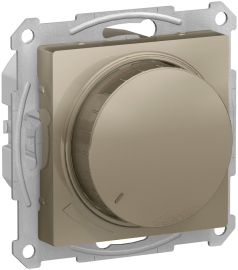 Светорегулятор (диммер) 10-400 Вт/ВА, для LED 3-150 Вт/ВА
Atlas Design Antique,  AtlasDesign Air,  Atlas Design,  поворотно-нажимной,  с возможностью управления с 2-х мест,  лампы накаливания и галогенные 220В (R),  лампы с индукционным (обмоточным) трансформ.(L),  лампы с электронным (емкостным) трансформ.(C),  диммируемые лампы LED 220В (LEDi тип L),  диммируемые лампы LED 220В (LEDi тип C),   цвет - шампань,  пластмасса,  ATN000523,  Schneider Electric
 - PULSAL.RU