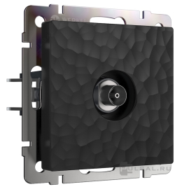 Розетка оконечная
Hammer,  телевизионная (TV),  одинарная,   цвет - черный,  пластмасса,  W1283008,  a052064,  Werkel
 - PULSAL.RU