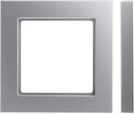 Рамкa Slim Line
Epsilon,  1 пост,   цвет - алюминий,  вертикальная,  горизонтальная,  пластмасса,  K14-145-01.E/Mt,  LIREGUS
 - PULSAL.RU