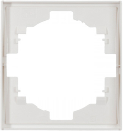 Рамка Strong
Miele Strong,  1 пост,   цвет - жемчуг,  горизонтальная,  пластмасса,  KR-78-0751-4,  Kranz
 - PULSAL.RU