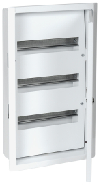 Щит TITAN 3 TREND ЩРв-36з-3, TITAN 3, встраиваемый, IP 31,  модулей - 36, металл,  цвет - серый, MKM14-V-36-31-TW, IEK - PULSAL.RU