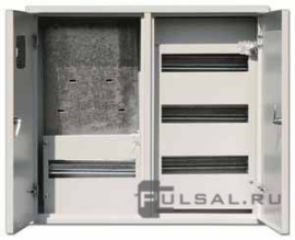 Щит учетно-распределительный навесной 520х585х160 ЩУРН-3/48, ЩРУН, навесной, IP 31,  модулей - 48, металл,  цвет - серый, 30404DEK, Dekraft - PULSAL.RU