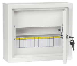 Щит TITAN 3 ЩРн-12з-1, TITAN 3, навесной, IP 31,  модулей - 12, металл,  цвет - серый, MKM13-N-12-31-Z, IEK - PULSAL.RU